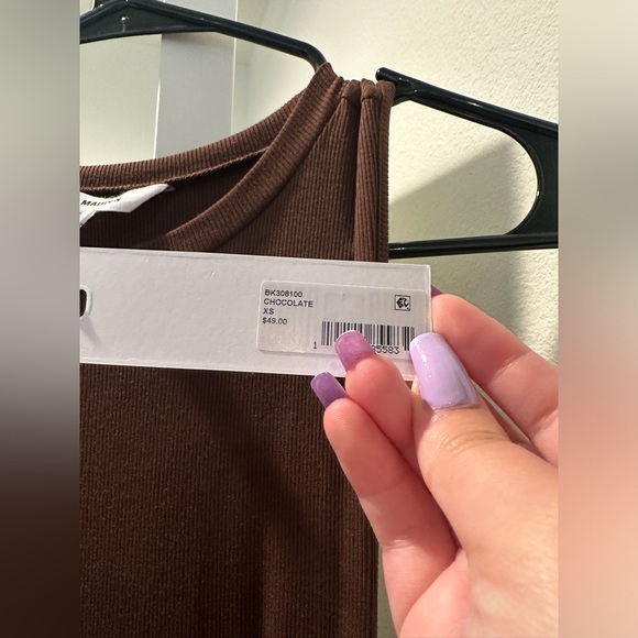 Smokeshow Dress in Chocolate Brown - Picture 7 of 10